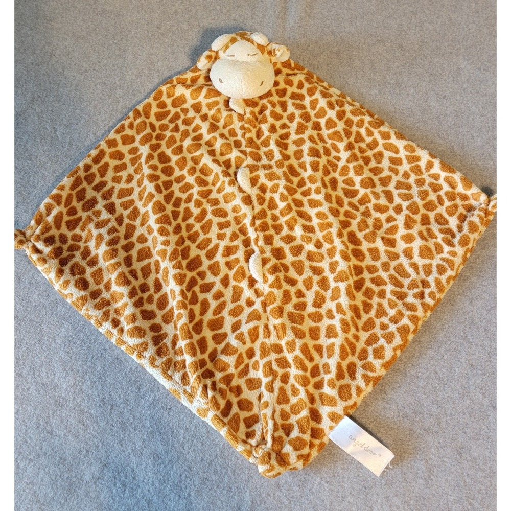 Angel Dear Spotted Giraffe Lovey Soft Baby Security Blanket